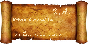 Kobza Antonella névjegykártya